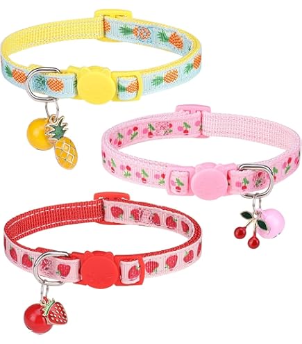 Amazon | ONS プリティドットキャット ピンクブラウン (猫用首輪